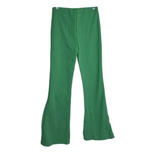 Pink Ripple Unique Vintage 1970’s Green Flare Pants M NWOT